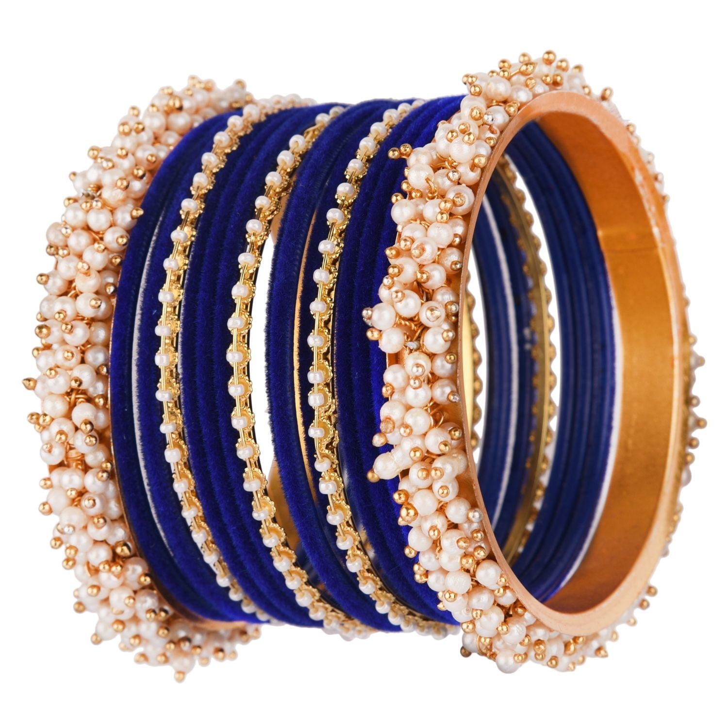 ニット/セーター UNDRESSED BANGLE SET KNIT RunyonSetof2GoldCuffBangles2_4