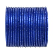 EFULGENZ Indian Bangles Set Bollywood Plain Metal Bangle Bracelets Jewelry for Women & Girls (Set of 24)