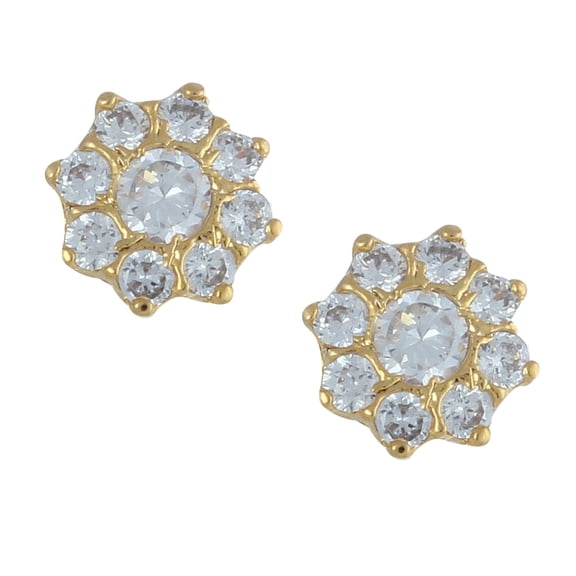 Efulgenz Indian Bollywood Designer Traditional CZ Stud Earrings Jewelry for Women and Valentine Day Gift for Her