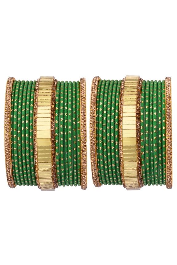 Indian Bridal Bangles Set Rhinestone CZ Maroon Metal Bracelet Bangle Jewelry CZ Crystal Glass Stone Bracelet Wedding Bangles for Women (30 Pcs) Size 2.4