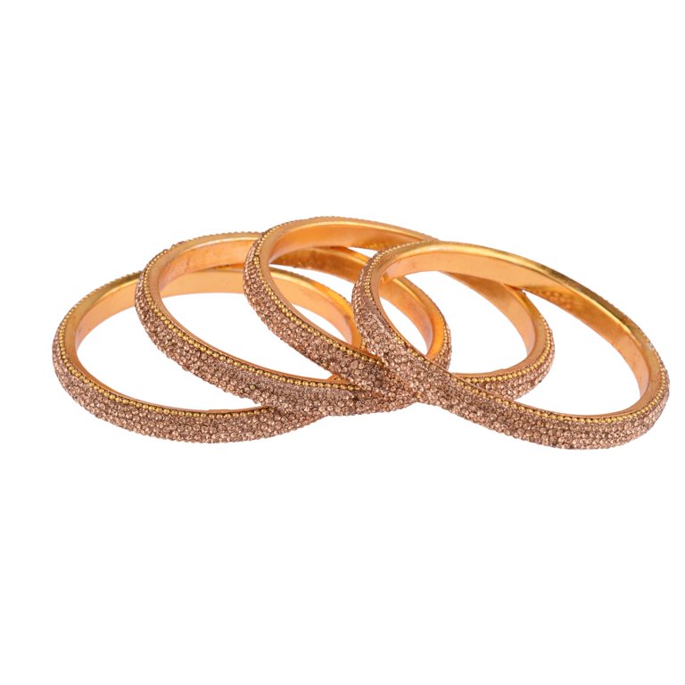 Efulgenz Indian Brown Bangles Wedding Party Bracelet Bangle 