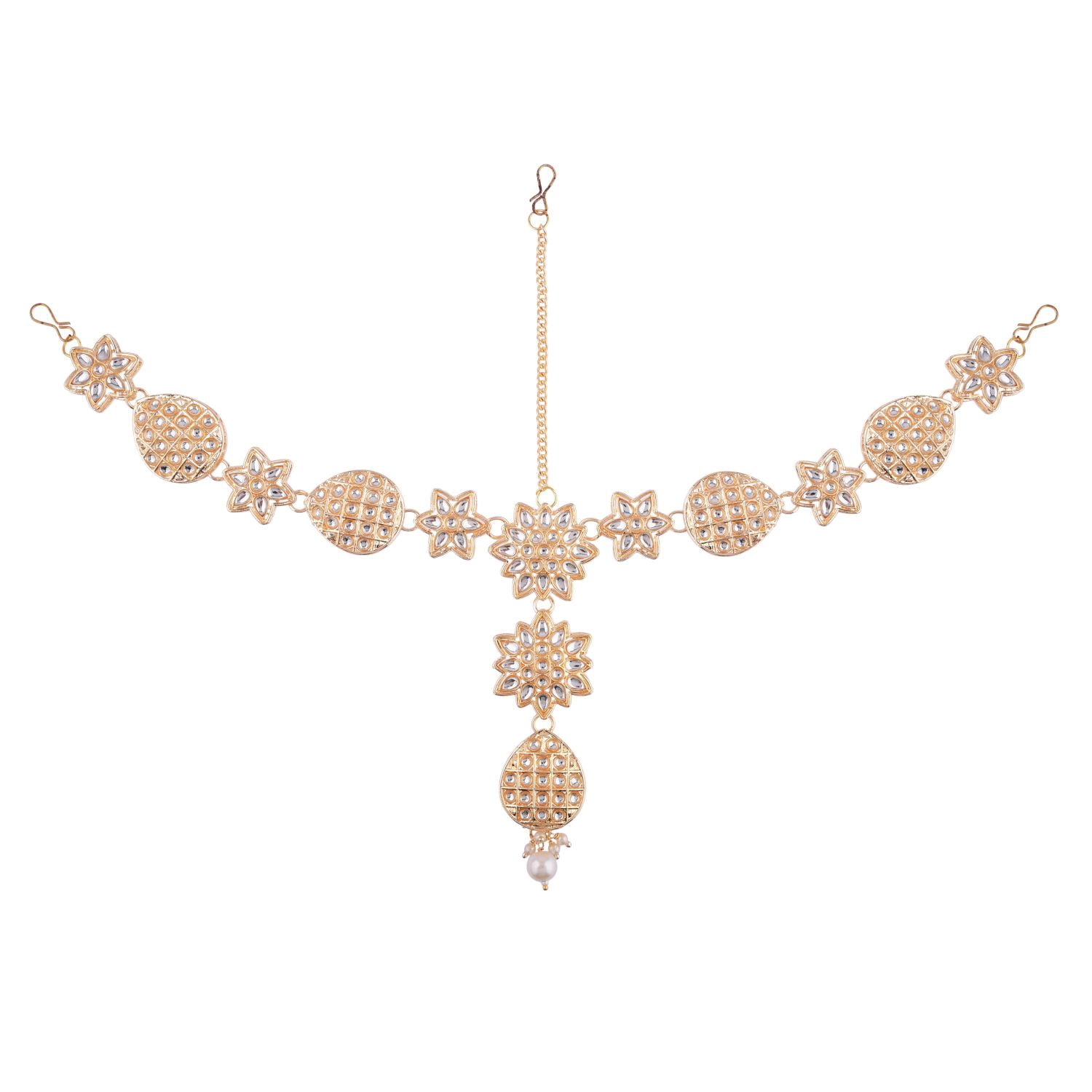Efulgenz Indian Wedding Bridal Headband Hair Accessories 