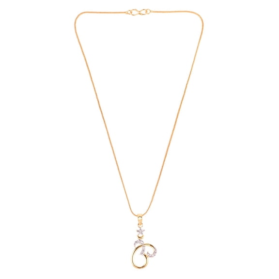 Efulgenz OM AUM Ohm Pendant Chain Necklace India Spiritual Good Luck CZ Jewelry Gift for Men Women