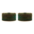thumbnail image 1 of Efulgenz Oxidized Indian Jewelry Velvet Bangles Set Bracelets Jewelry for Women Girls (Set of 26), 1 of 5