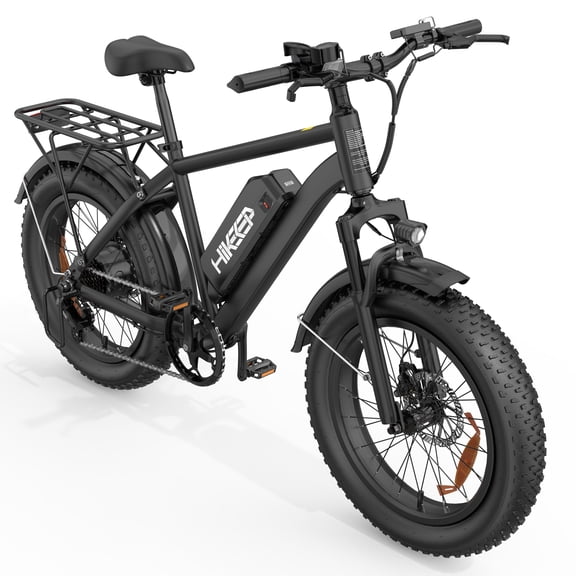 Efunkeep 26" Fat Tire Electric Bike for Adults, 1500W Peak Power, 30MPH Fast E-Mountain Bicycle, 48V 15.6Ah Battery, UL 2849 Certified, Black
