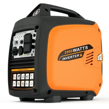 Efurden 2500-Watt Portable Inverter Generator Gas Powered, EPA Compliant, Parallel Capability, CO Shutdown, Low Noise for Camping and Home Use
