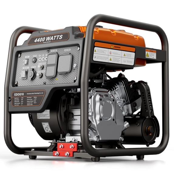 Efurden 4000W Portable Inverter Generator, Gas Powered, RV Ready, 2 ...