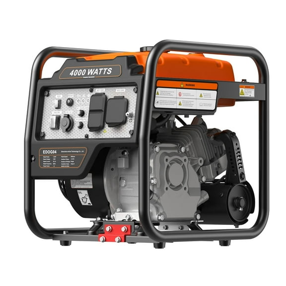 Efurden 4000W Portable Inverter Gas Generator, Open Frame Generator with Low, RV-Ready for Outdoor and Home