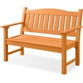 Efurden Outdoor Yard Furniture Weatherproof Poly Lumber Garden Bench