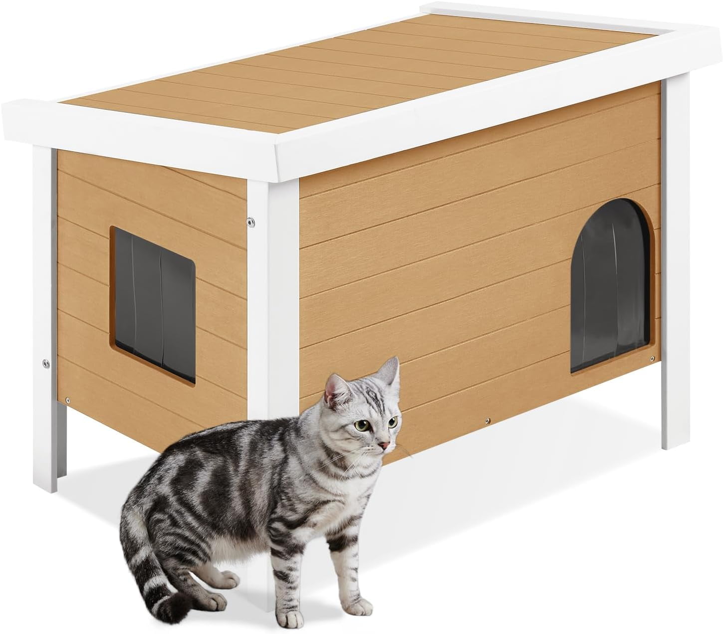 Outdoor feral cat house hot sale