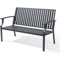 Efurden Outdoor Bench, Porch Bench Furniture Memorial Benches 52