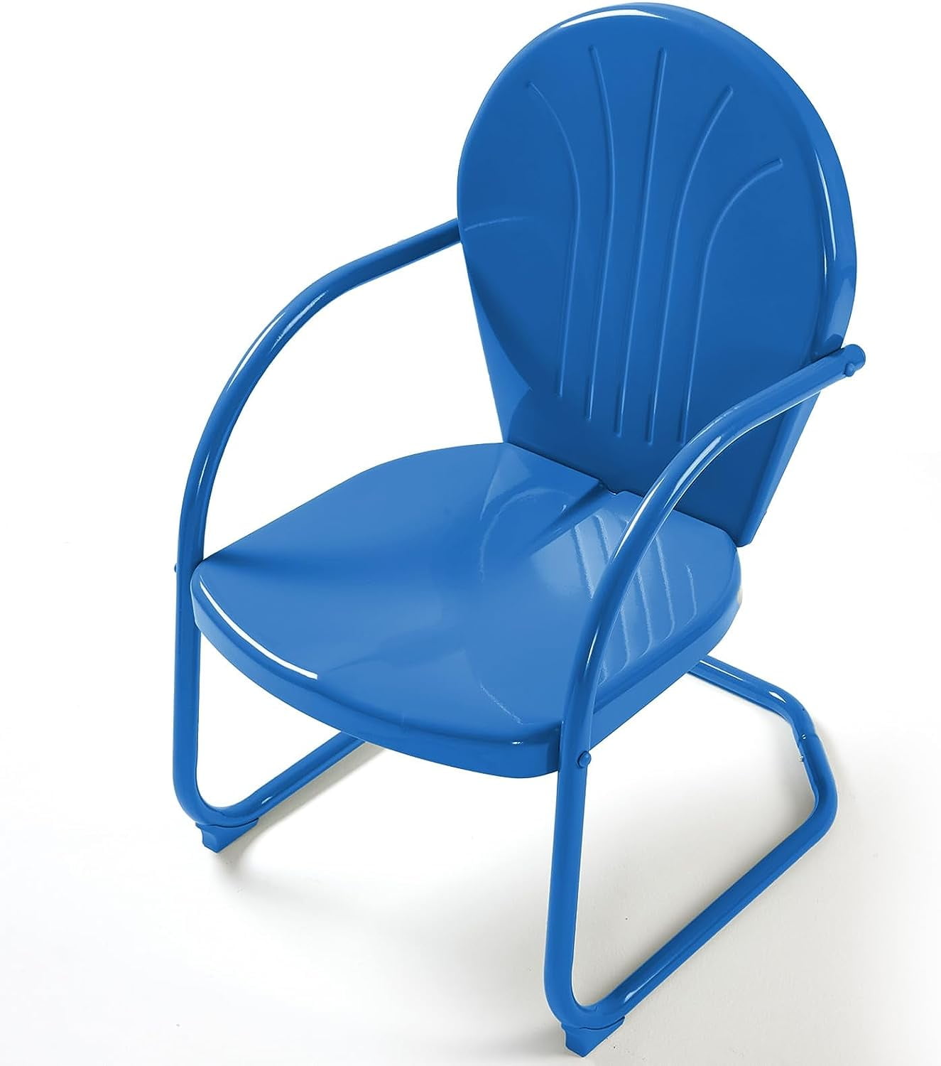 Efurden Outdoor Chairs, All Weather Retro Furniture Metal Chairs for