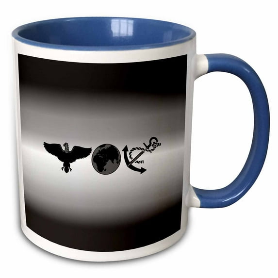 3drose, Ega Ongray, 11oz Two-tone Blue Mug