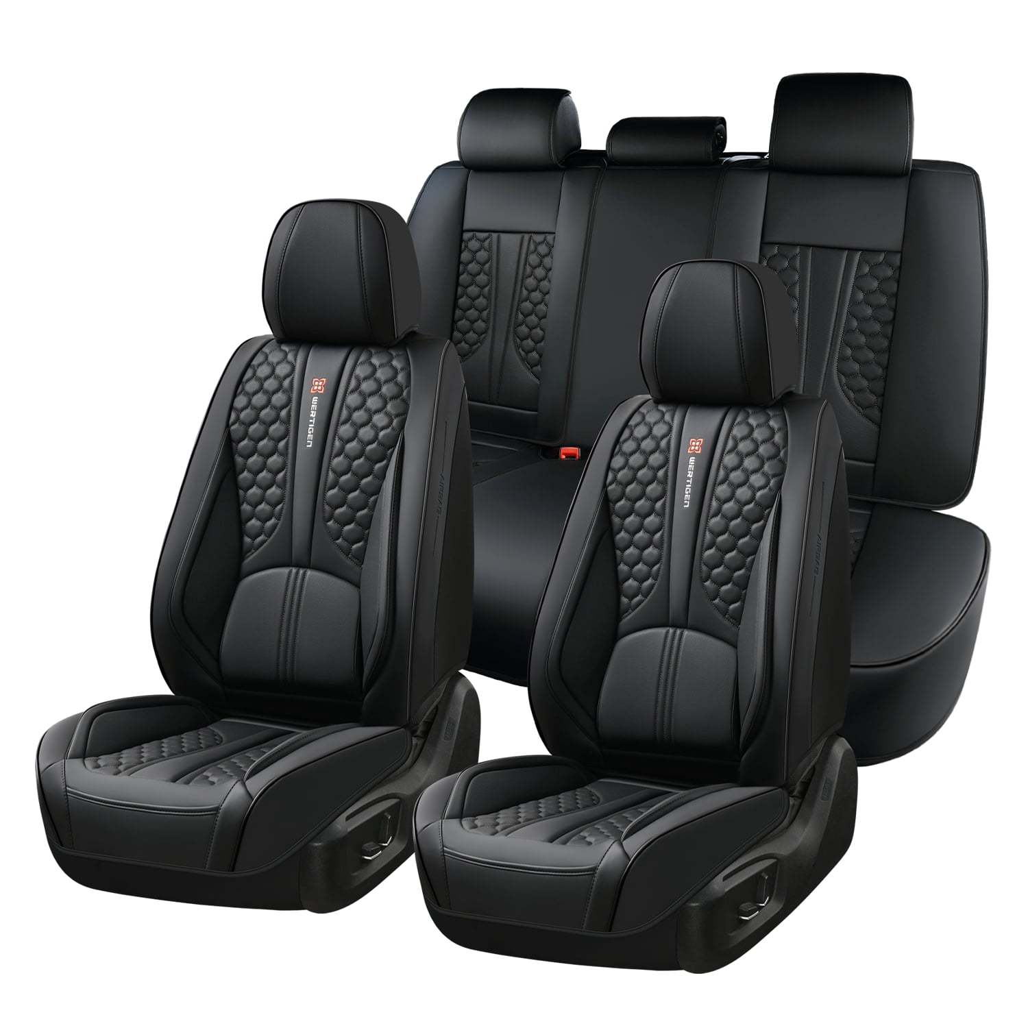 Egamige 2019 for Hyundai Kona electric Car Seat Covers Soft Leather ...