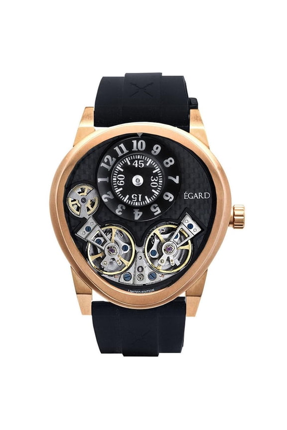 Men's Quantus V3 Rose Manual Wind Brown Dial Watch - WCH-5072-M-ROS