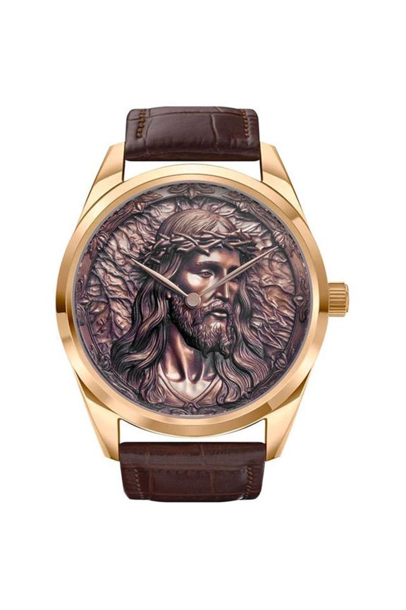 WCH-S9887-ROS Men's In His name Rose Gold Dial Strap Watch