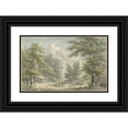 thumbnail image 1 of Egbert van Drielst 24x17 Black Ornate Framed Double Matted Museum Art Print Titled: Landscape Near Eext, Drenthe (1806), 1 of 5