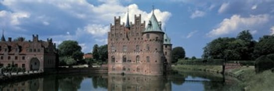 Egeskov Castle Odense Denmark Canvas Art - Panoramic Images (36 x 12)