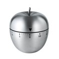 Egg Apple Timer, Stainless Steel Mechanical Countdown Reminder
