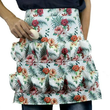 Egg Apron, Egg Collecting Apron for Chicken， Fashion Collecting Apron Pockets Holds Chicken Farm Home Apron Kitchen Restaurant