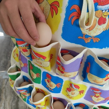 Egg Apron for Fresh Eggs,Chicken Egg Collecting Apron 12 Pockets Soft Durable for Collecting Chicken and Quail Eggs,Farmhouse Duck Egg Collecting & Gathering Apron Clearance