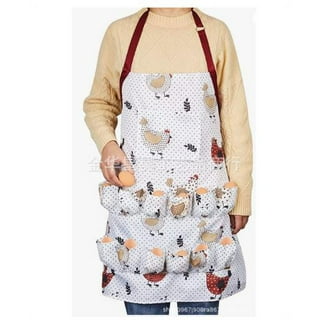 LSLJS Eggs Apron for Collecting Eggs Durable Tool Apron Eggs Collecting  Half Aprons for Women & Men Eggs Gathering Apron with Multiple Pockets Farm  Home Apron Clearance Under $10 Medium Size 