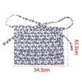 thumbnail image 1 of Egg Apron for Kid and Adult, Deep Pockets with Elastic Closures, Fresh Egg Collecting Gathering Holding Apron, 1 of 2