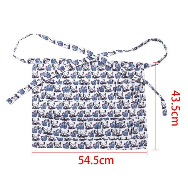 Egg Apron for Kid and Adult, Deep Pockets with Elastic Closures, Fresh Egg Collecting Gathering Holding Apron
