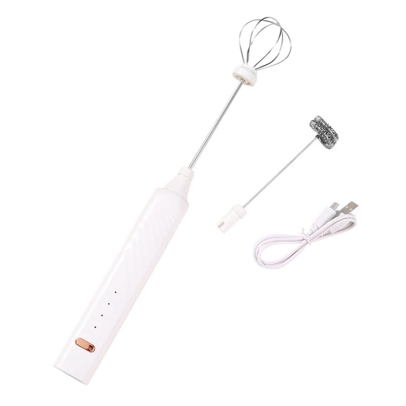 Egg Beater 3 Wireless Baking Milky Foam Maker with Double Head USB Milk Frother for Coffee and Milk Preparation