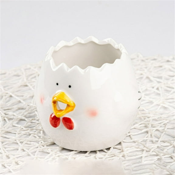 Egg Beater,Cute Egg Separator Ceramics Country Chicken Egg Yolk White Separator Household Egg Filter Splitter Funny Practical Kitchen Cooking Baking Cake Gadget Tool Mothers Day Gifts