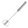 thumbnail image 1 of Egg Beater, Stainless Steel Hand Push Whisk For Eggs Beating, Liquid Whisking & Stirringsmall, 1 of 5