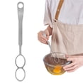 thumbnail image 1 of Egg Beater | Stainless Steel Multifunctional Beater with Ergonomic Handle | Cooking Small Whisks, for Baking, Pancakes, Coffee, Bread, Household Use, and Whipping Butter, #B, 1 of 5