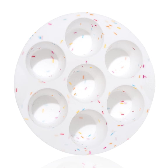 Egg Bite Silicone Mold 7 Cups Egg Bite Mold Non-Stick Air Fryer Egg Mold Muffin Plate For Baking Mini Muffin, Eggart, Mini Cupcakes BPA Free