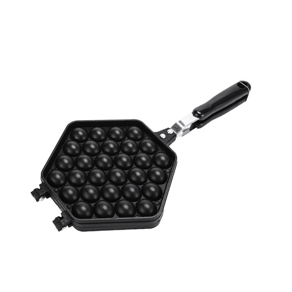 Egg Bubble Cake Baking Pan Mold Eggettes Iron Aluminum Hongkong Waffle Pan Mould Non-Stick Coating DIY Muffins Plate