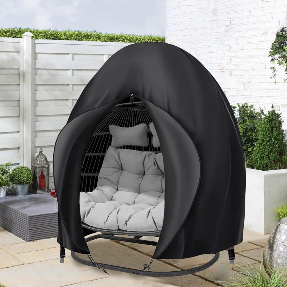 Walmart Deal of Egg Chair Cover,Patio Extra Large Double Egg Chair Cover for Outdoor Furniture, Heavy Duty Swing Hanging Egg Chair Cover Waterproof, Dust-Proof,91x80 Inches