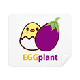 thumbnail image 1 of Egg Chicken Eggplant Silar Cleaning Cloth Screen Cleaner 2pcs Suede Fabric, 1 of 2