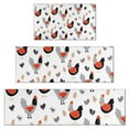 thumbnail image 1 of Egg Chicken Pattern Kitchen Rugs Sets Of 3,Kitchen Runner Rugs Non Skid Washable,Decorative Kitchen Floor Mats for Kitchen,Sink,Laundry,17"x30"+ 17"x47" + 17"x59", 1 of 6
