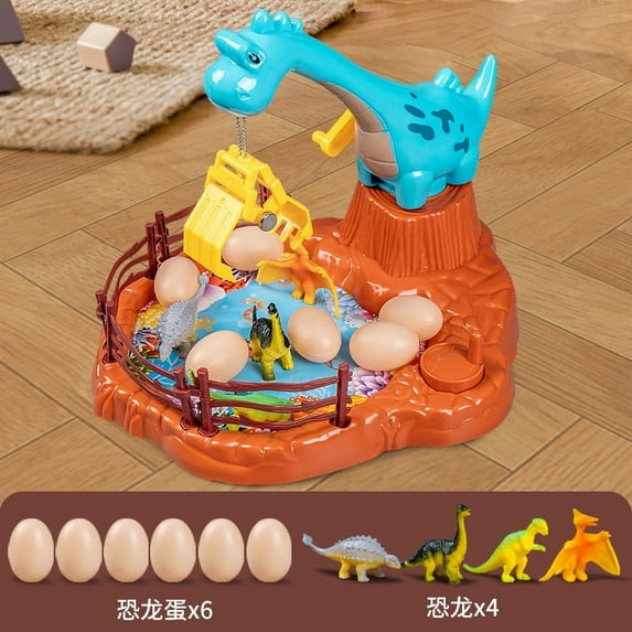 Egg Claw Machine,Dino Grabbing Machine with Mini Crane Functionality, Claw Machine ,Large Game Vending Machine,Dispenser Game Birthday Gifts,Clip Doll Early Education Puzzle Mini Doll