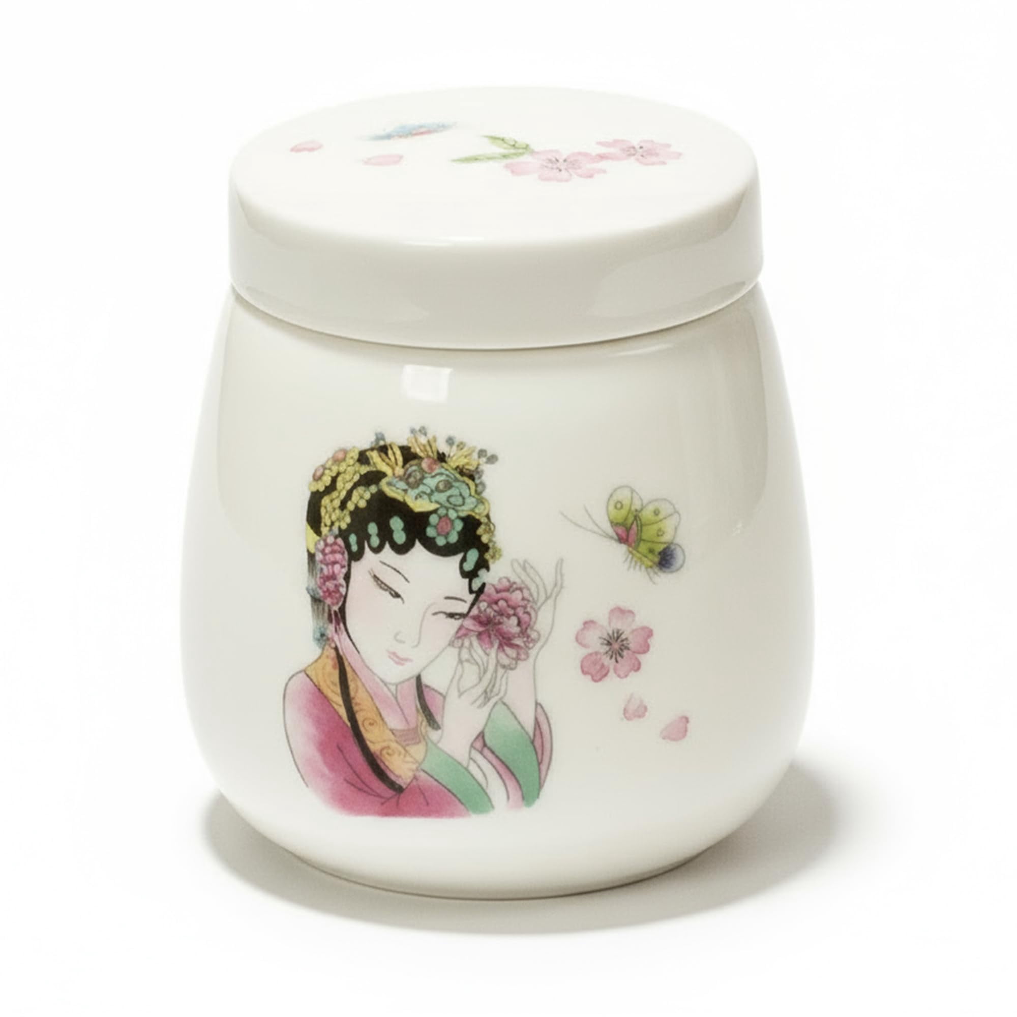 Egg Coddlers Sets with Lids: Porcelain Ceramic Egg Cooker, 220ml Egg Coddler with Lid, Coddled Egg Cups for Breakfast, Steamed Egg Dish, Single or Double Egg Cooking, Chawanmushi Cups