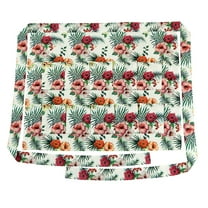 Egg Collecting Apron for Chicken Farmers - Heavy-Duty Polyester with 6-Pocket Design, 50x46cm Farm Apron (Machine Washable, Hands-Free Egg Gathering) - Backyard Coop & Small Farm Use multicolor