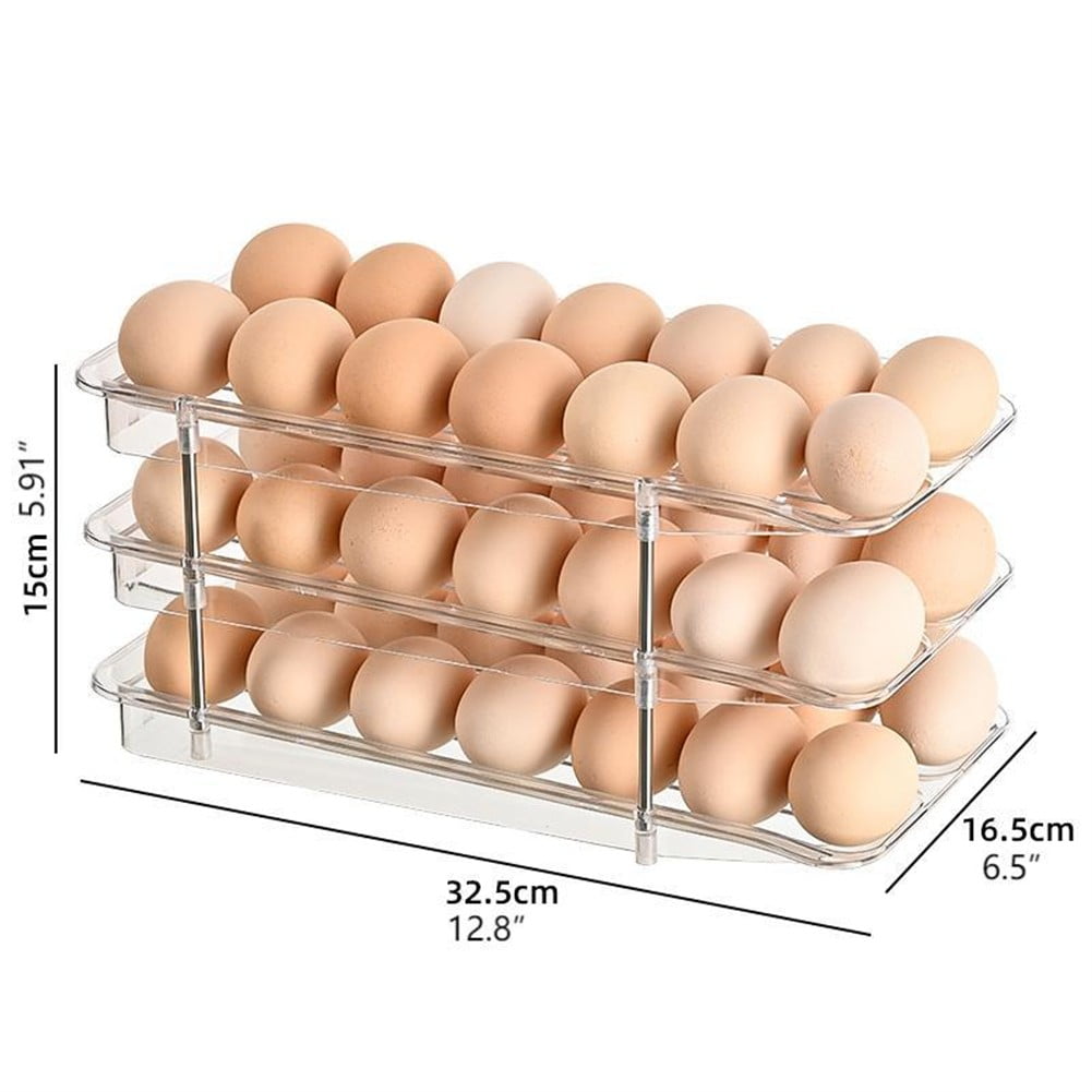 Egg Container Ladder Style Egg Organizer Holder Storage Box Eggs Dispenser Tray
