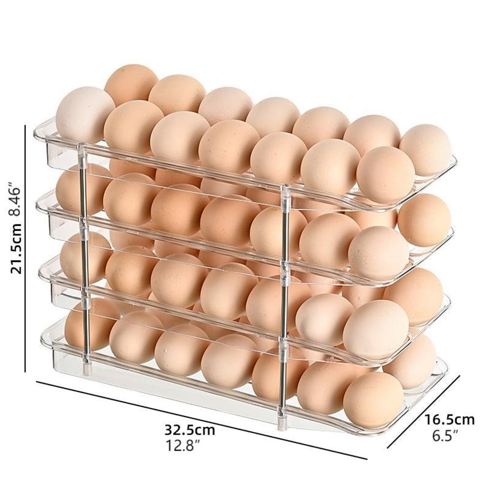 Egg Container Ladder Style Egg Organizer Holder Storage Box Eggs Dispenser Tray