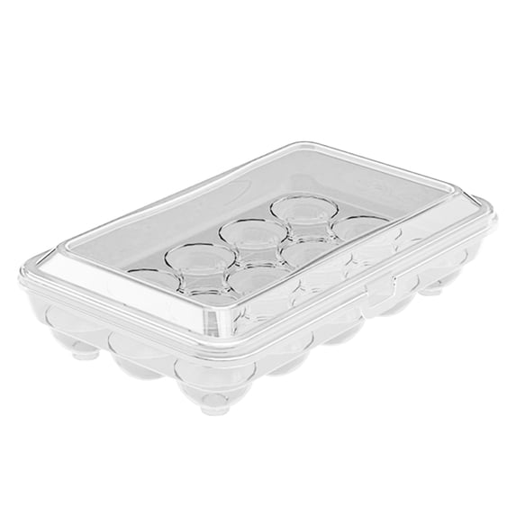Egg Container For Refrigerator, 10 15 Grids Stackable Egg Storage Holder With Lid, Large Capacity Organizer For Fridge, Chicken Egg Storage Container, Egg Dispenser For Kitchen Storage