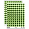 thumbnail image 1 of Egg Cooked Sunny Side Up Round Sticker Set - Light Green - Gloss Finish - 0.50" Size, 1 of 3