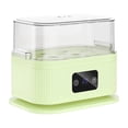 thumbnail image 1 of Egg Cooker, Durable Rapid Egg Cooker Electric 6-Egg Capacity, Auto Shut Off Multi Function Kitchen Appliance Cooker Steamer, for Home Kitchen Breakfast & Vegetable Steamer, 1Pc(Green,7.4x5x5.9"), 1 of 9