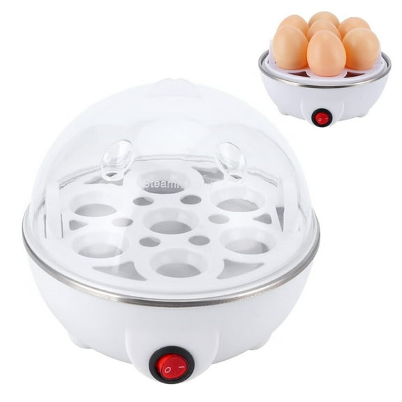 Egg Cooker,Egg Boiler Maker,Boiled Egg Cooker,Egg Steamer,Electric Eggs Boiler Multifunctional Mini Eggs Cooker Steamer Poacher for Kitchen Use (US)