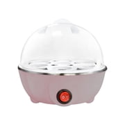 Egg Cooker For Hard Boiled Eggs,Easy Egg Cooker Electric 7-Egg Capacity,Single Layer Hard-Boiled Egg Cooker with Auto Shut-Off,Measuring Cup Included,BPA Free Pink