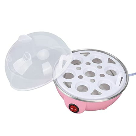 Egg Cooker,Multifunction Hard Boiled Egg Cooker PP Stainless Steel 350W for for Eggs for Food ()