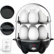 Egg Cooker,Rapid 14 Eggs Boiler with Auto Shut-off-Black