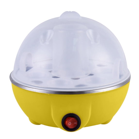 Egg Cooker for Hard Boiled Eggs, 7 Eggs Capacity Multi-Function Steamer for Vegetables, Dumplings, Seafood, Easy to Use Kitchen Appliance with Timer